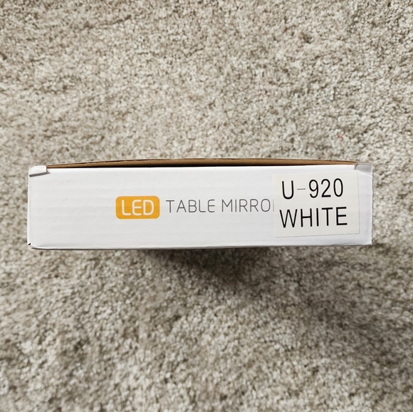 NEW Portable LED Vanity Mirror in White - Picture 5 of 6